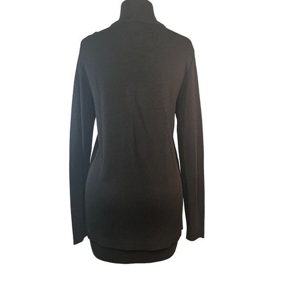 Brenda French for French Rags Size 1 Button Front Rayon Cardigan Sweater - Picture 3 of 8